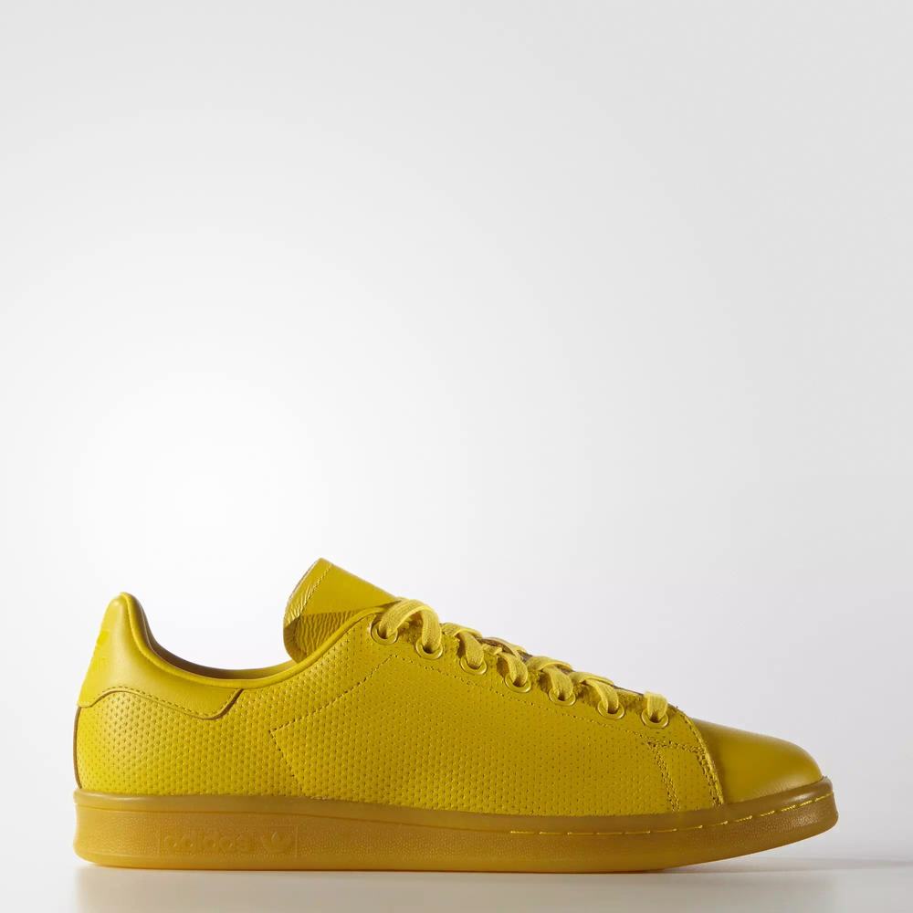 Adidas Stan Smith Tenis Amarillos Para Hombre (MX-27639)